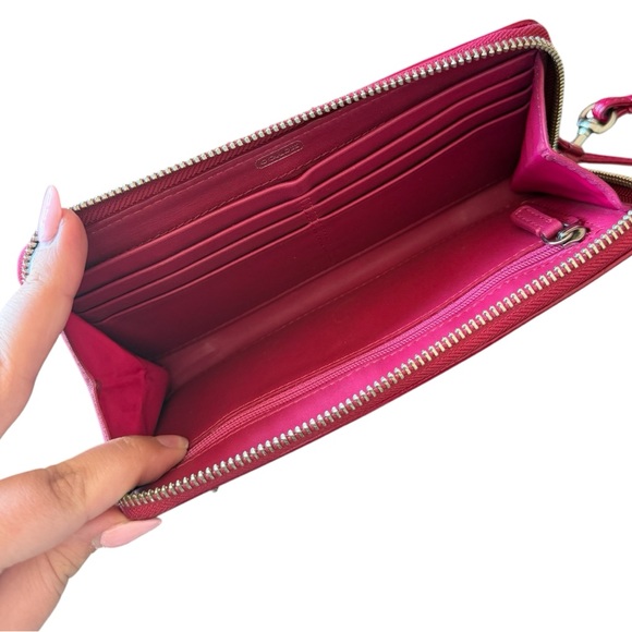 Coach Y2K Poppy Kaleidoscope Print Accordion Zip Wristlet Wallet - Picture 7 of 10